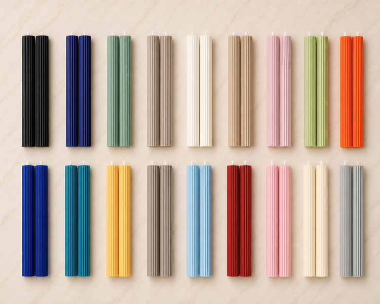 25cm Thin Dinner Candle Sticks