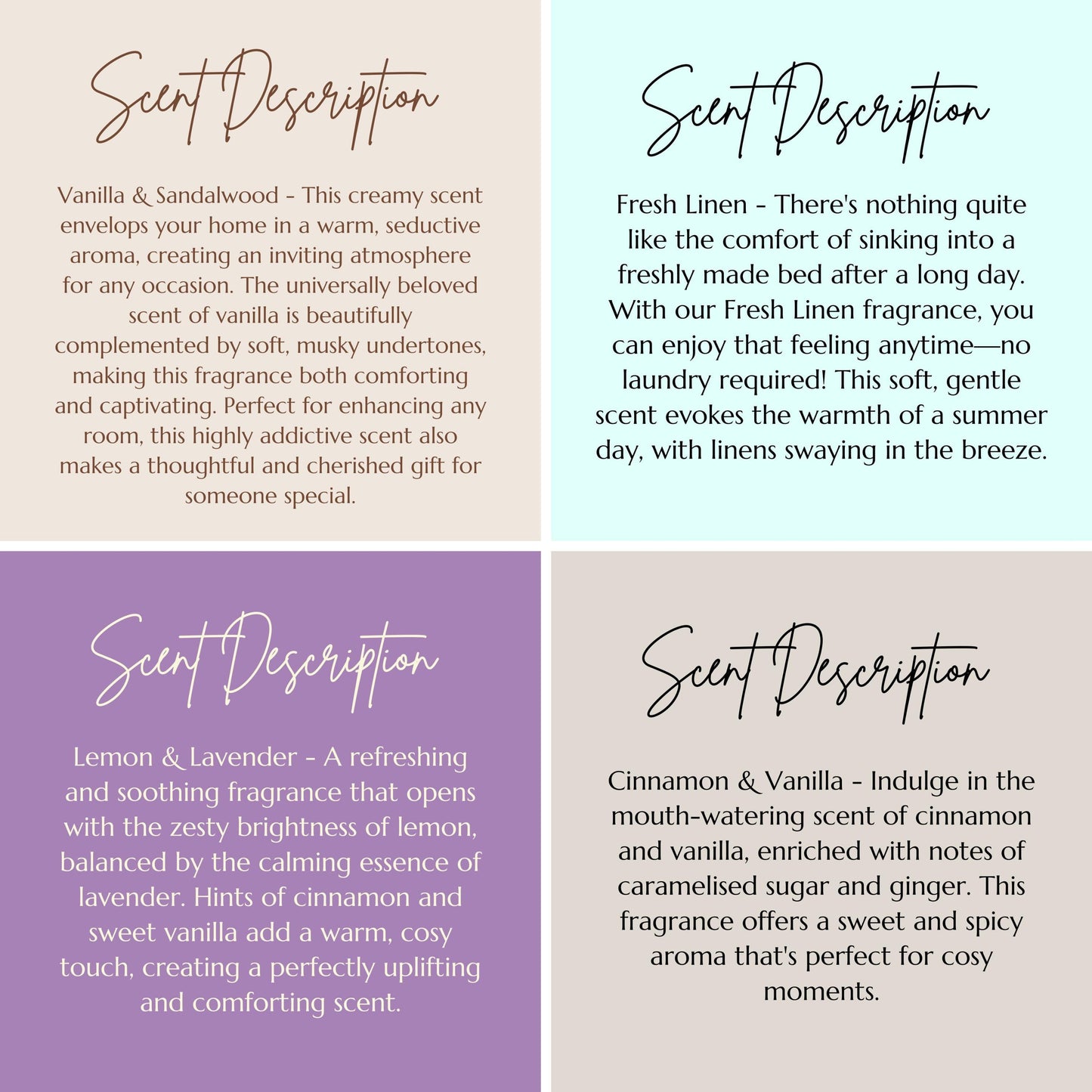 Large Dark Blue Tall Ribbed Scented Pillar Candles - Handmade Home Decor